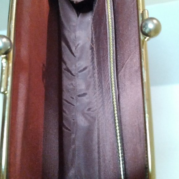 Vintage Gold Lame Handbag/Purse, Evening Clutch - Picture 6 of 6